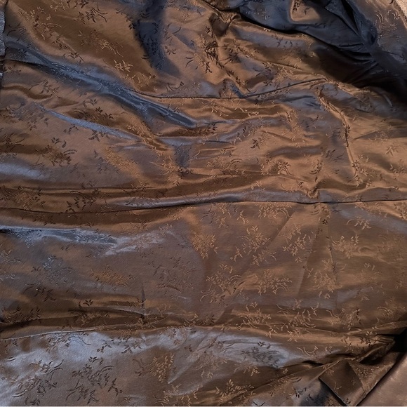 JACLYN SMITH BROWN  SOFT LEATHER JACKET, SCALLOPED TRIM ON POCKETS,  WOMEN'S 16 - Picture 8 of 11